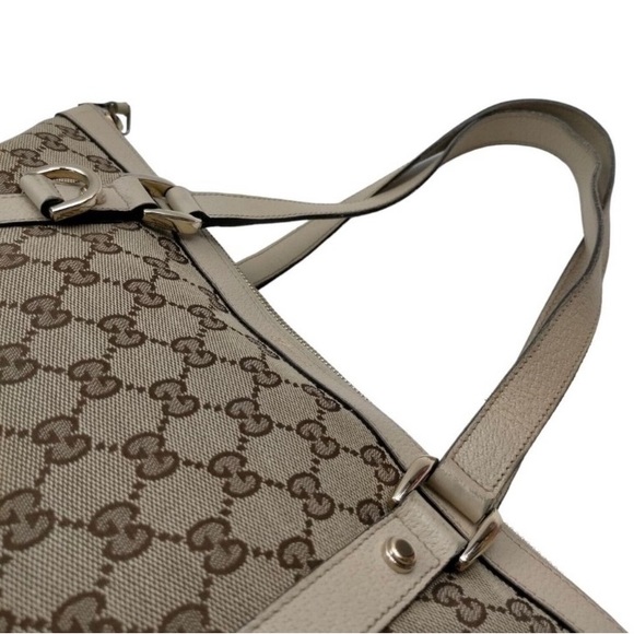 Authentic Gucci Canvas Tote Bag - Picture 11 of 12